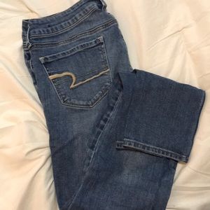 Size 6 short skinny American eagle jeans